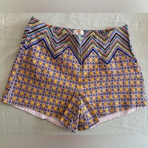 Maeve Multicolor Striped Waistband Shorts